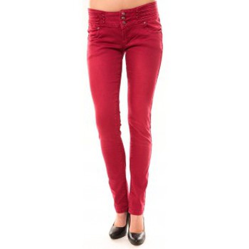 Textiel Dames Jeans Dress Code Jeans Rremixx RX320 Rouge Rood