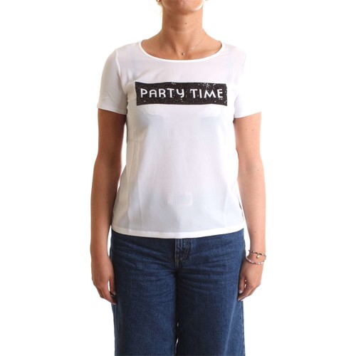Textiel Dames T-shirts korte mouwen Pennyblack 19710119 Wit