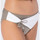 Textiel Dames Bikinibroekjes- en tops Beachlife Geplooid zwembroekje White Wit