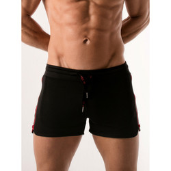 Textiel Heren Korte broeken / Bermuda's Code 22 Shorty sport Quick Dry Code22 zwart Parelmoer Zwart