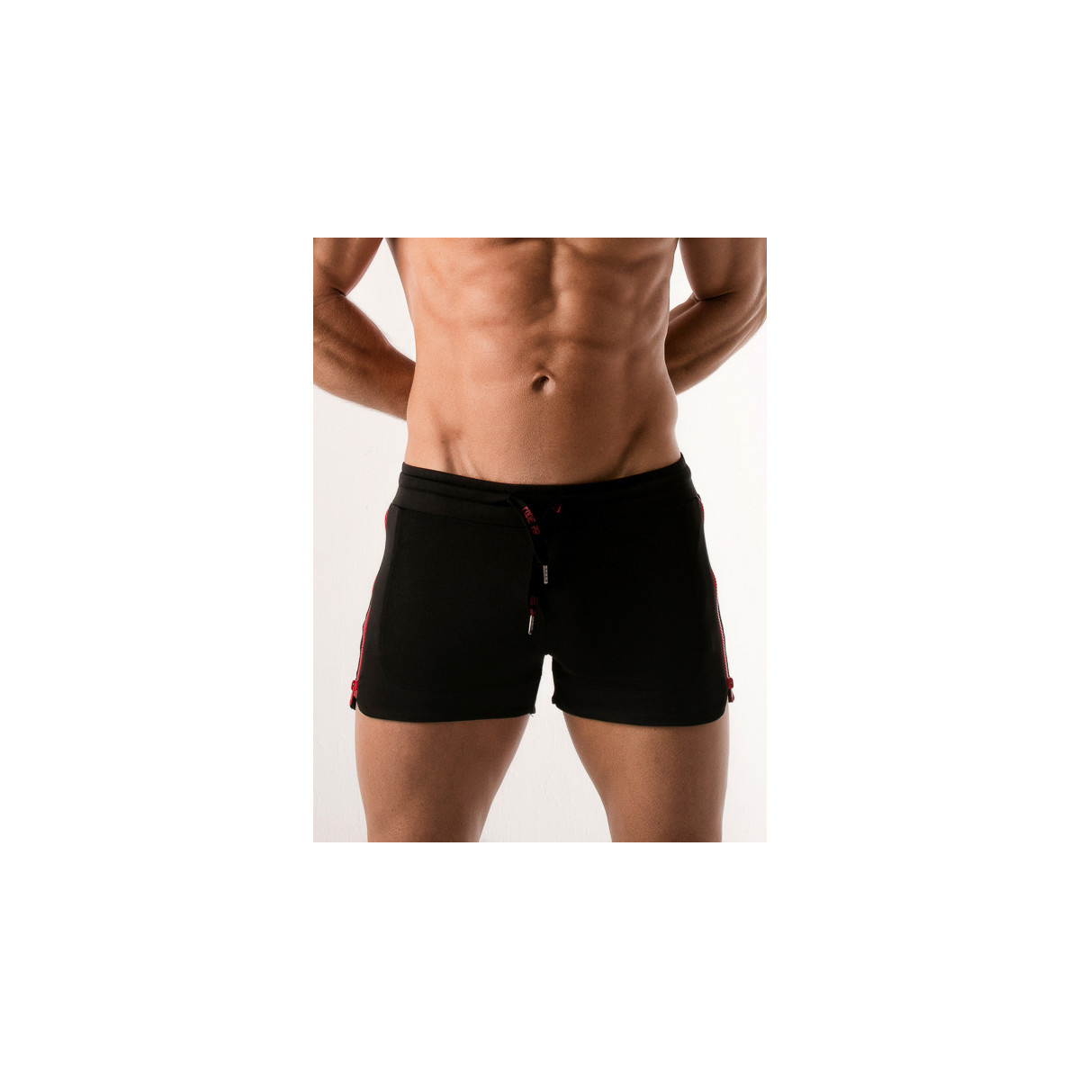 Textiel Heren Korte broeken / Bermuda's Code 22 Shorty sport Quick Dry Code22 zwart Zwart
