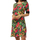 Textiel Dames Jurken Admas Strandjurkje met halve mouwen Hawaii Multicolour