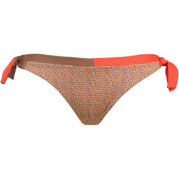Textiel Dames Bikinibroekjes- en tops Luna Braziliaanse zwemkleding kousen Pixel Oranjeange