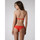 Textiel Dames Bikinibroekjes- en tops Luna Braziliaanse zwemkleding kousen Pixel Oranje