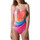 Textiel Dames Badpak Luna 1-delig zwempak Rainbow Multicolour