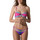 Textiel Dames Bikini Luna 2-delige voorgevormde set 1 bandje Rainbow Multicolour