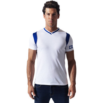Textiel Heren T-shirts & Polo’s Code 22 T-shirt Contrast sport Code22 Wit