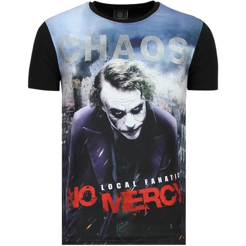 Textiel Heren T-shirts korte mouwen Local Fanatic The Joker Chaos No Mercy Zwart