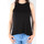 Textiel Dames T-shirts korte mouwen Lee KI L 40MRB01 Zwart