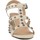 Schoenen Dames Sandalen / Open schoenen Geox D SEYLA SANDAL HIGH Beige