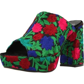 Schoenen Dames Leren slippers Lab 72477 Multicolour