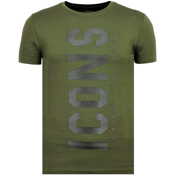 Textiel Heren T-shirts korte mouwen Local Fanatic ICONS Vertical Party G Groen