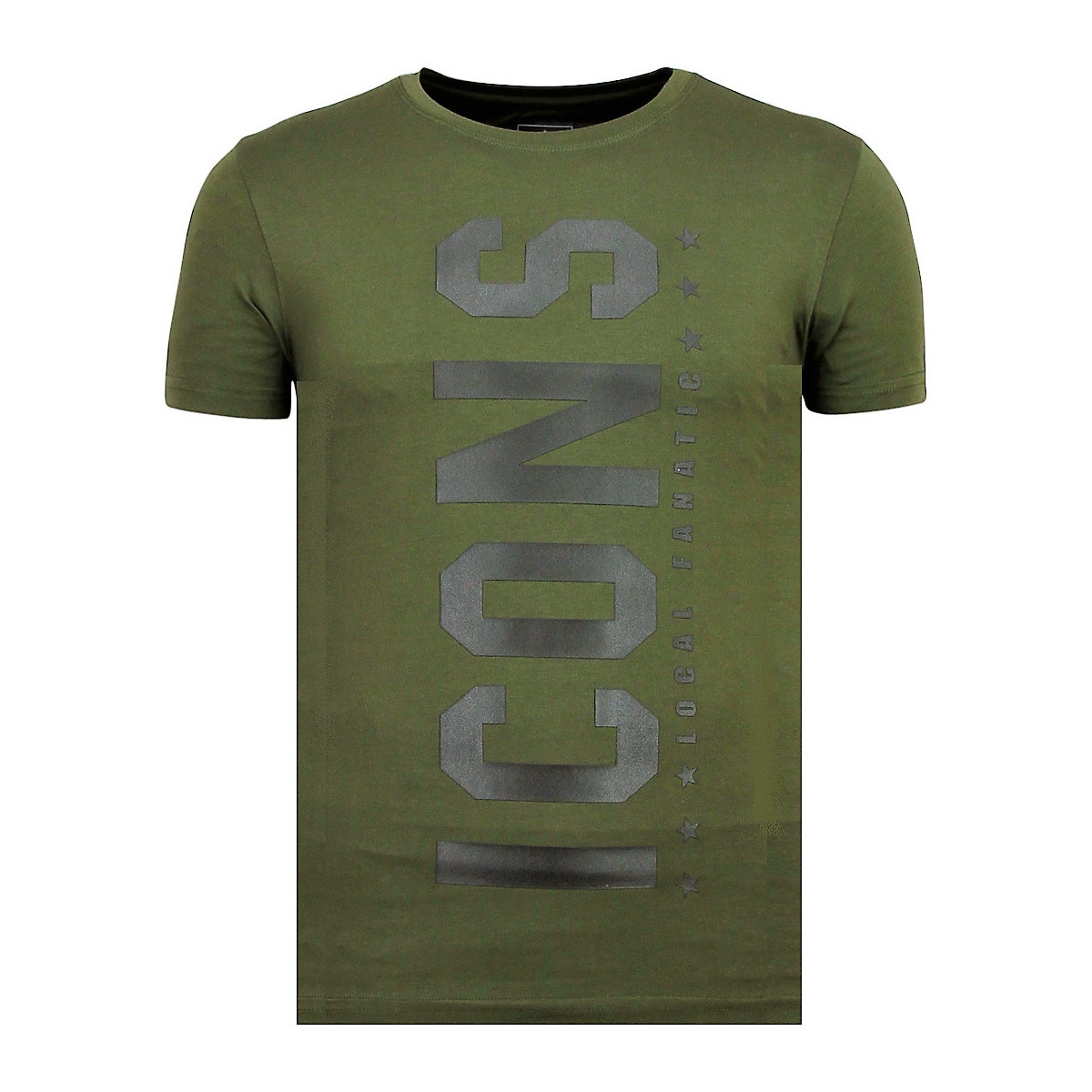 Textiel Heren T-shirts korte mouwen Local Fanatic ICONS Vertical Party G Groen