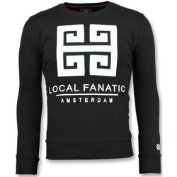 Textiel Heren Sweaters / Sweatshirts Local Fanatic Greek Border Leuke Z Zwart