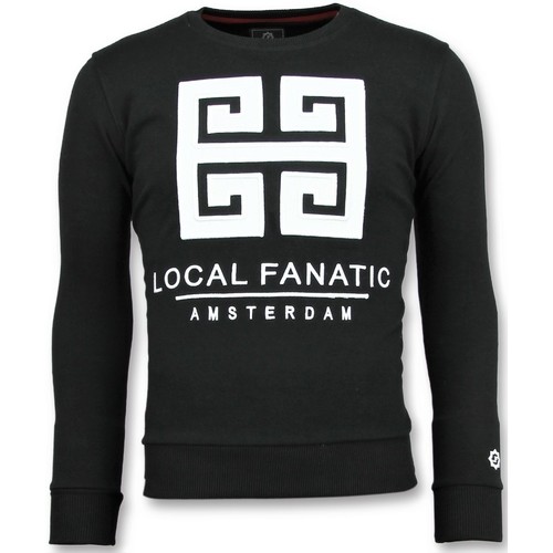 Textiel Heren Sweaters / Sweatshirts Local Fanatic Greek Border Leuke Z Zwart