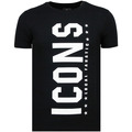 T-shirt Korte Mouw Local Fanatic  ICONS Vertical - Bedrukte T shirt Heren - 6362N