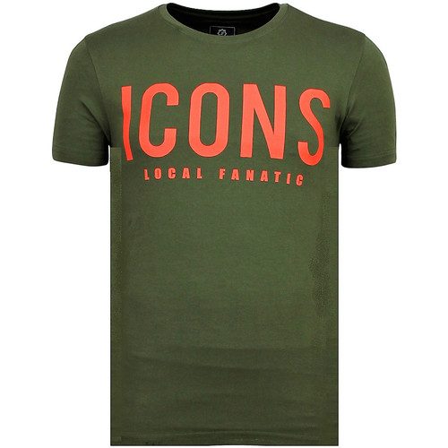 Textiel Heren T-shirts korte mouwen Local Fanatic ICONS Grappige G Groen
