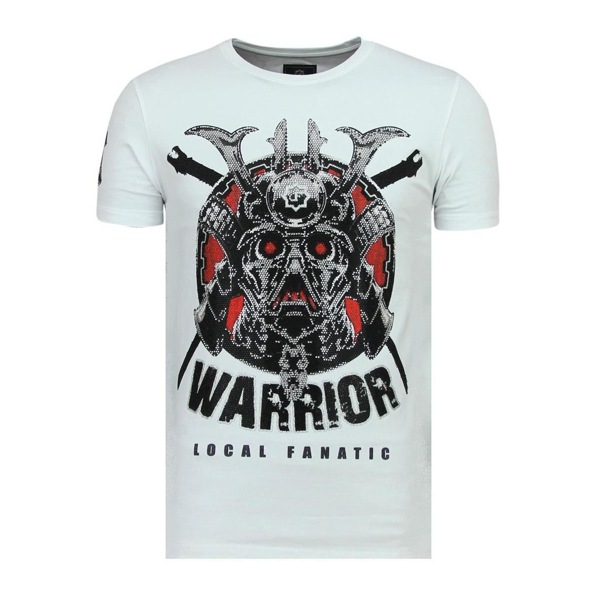 Textiel Heren T-shirts korte mouwen Local Fanatic Savage Samurai Stoere W Wit