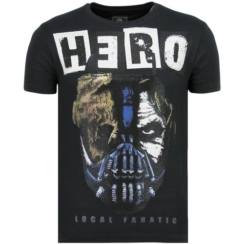 Textiel Heren T-shirts korte mouwen Local Fanatic Hero Mask N Zwart