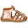 Schoenen Meisjes Sandalen / Open schoenen GBB CARETTE Roze / Goud