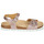 Schoenen Meisjes Sandalen / Open schoenen GBB PIPPA Roze / Goud