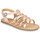 Schoenen Meisjes Sandalen / Open schoenen Citrouille et Compagnie MAYANA Roze / Goud