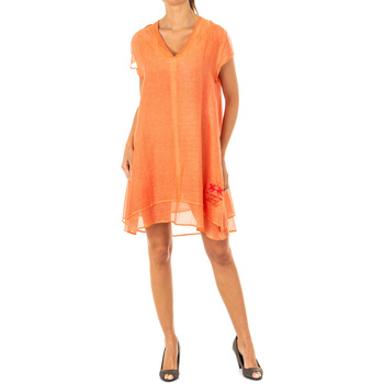 Textiel Dames Korte jurken La Martina HWD007-06057 Oranje