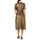 Textiel Dames Korte jurken La Martina KWD007-R1000 Bruin
