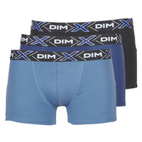 Ondergoed Heren Boxershorts DIM X-TEMP BOXER x3 Blauw / Marine / Zwart