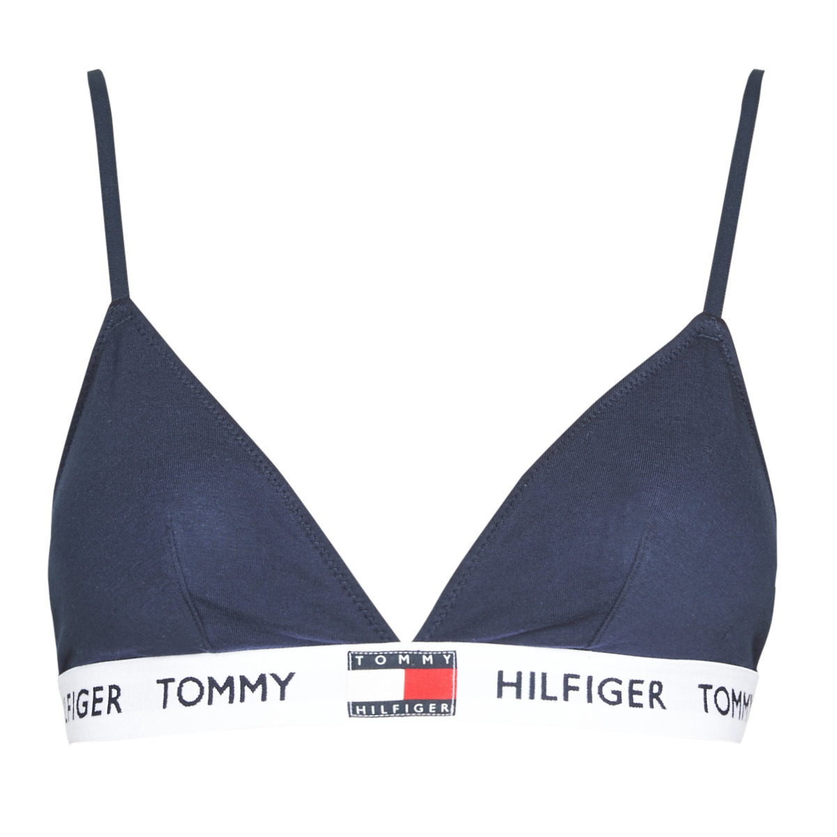 Tommy Hilfiger dames flag logo padded triangle blauw - L