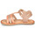 Schoenen Meisjes Sandalen / Open schoenen Kickers DIAMANTO Roze / Oranje