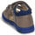 Schoenen Jongens Sandalen / Open schoenen Kickers PLAZABI Grijs / Blauw