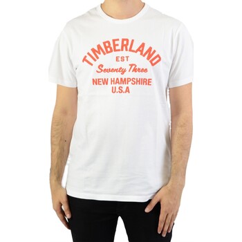 Textiel Heren T-shirts korte mouwen Timberland 135473 Wit
