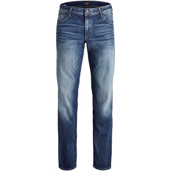 Textiel Heren Jeans Jack & Jones 12157492 JJICLARK JJORIGINAL JOS 178 PS BLUE DENIM Blauw
