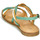 Schoenen Dames Sandalen / Open schoenen El Naturalista TULIP Groen / Geel / Wit
