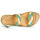 Schoenen Dames Sandalen / Open schoenen El Naturalista TULIP Groen / Geel / Wit