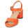 Schoenen Dames Sandalen / Open schoenen Geox D ORTENSIA MID SANDA Oranje