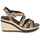 Schoenen Dames Sandalen / Open schoenen Geox D PONZA Bruin / Zwart
