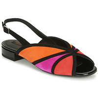 Schoenen Dames Sandalen / Open schoenen Geox D WISTREY SANDALO Zwart / Rood / Roze