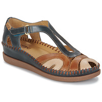Schoenen Dames Sandalen / Open schoenen Pikolinos CADAQUES W8K Blauw / Camel