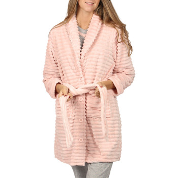 Textiel Dames Pyjama's / nachthemden Admas Badjas Winter Paisley Roze