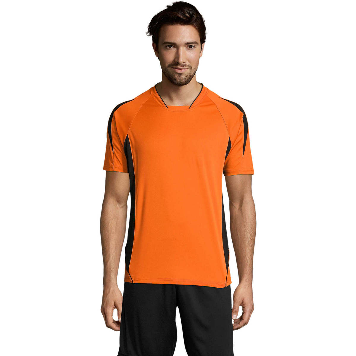 Textiel Heren T-shirts korte mouwen Sols MARACANA 2 SSL SPORT Oranje