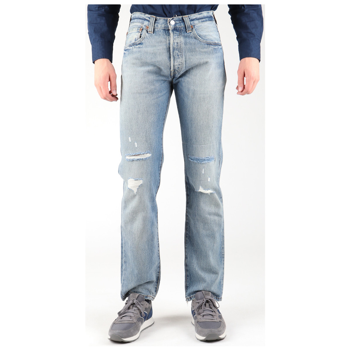 Textiel Heren Straight jeans Levi's Levis 501-0605 Blauw