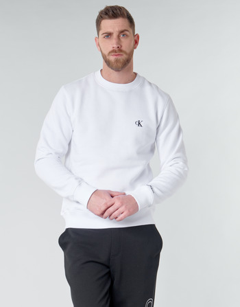 Textiel Heren Sweaters / Sweatshirts Calvin Klein Jeans CK ESSENTIAL REG CN Wit