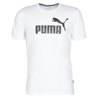 Textiel Heren T-shirts korte mouwen Puma ESSENTIAL TEE Wit