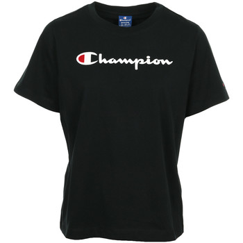 Champion Crewneck T-Shirt Wn's Zwart
