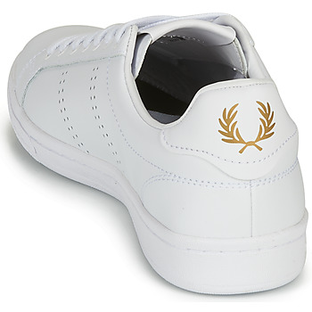 Fred Perry B721 LEATHER Wit