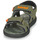 Schoenen Jongens Sandalen / Open schoenen Timberland PERKINS ROW 2-STRAP Groen / Oranje