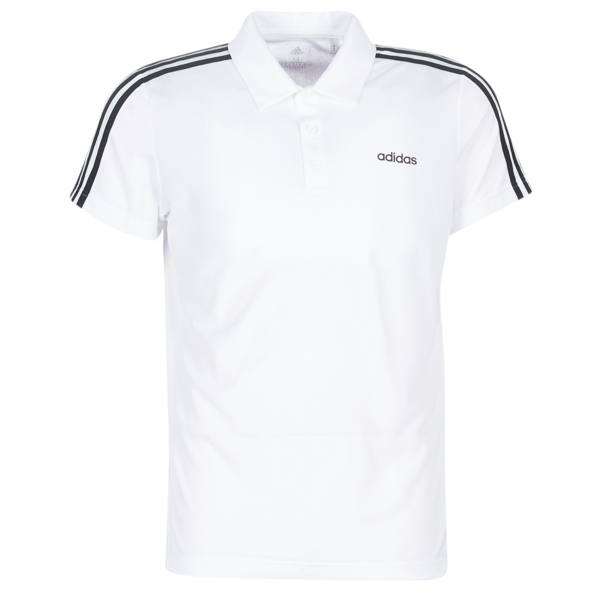 adidas Designed 2 Move 3-Stripes Polo Shirt FL0322, Mannen, Wit, Poloshirt, maat: S