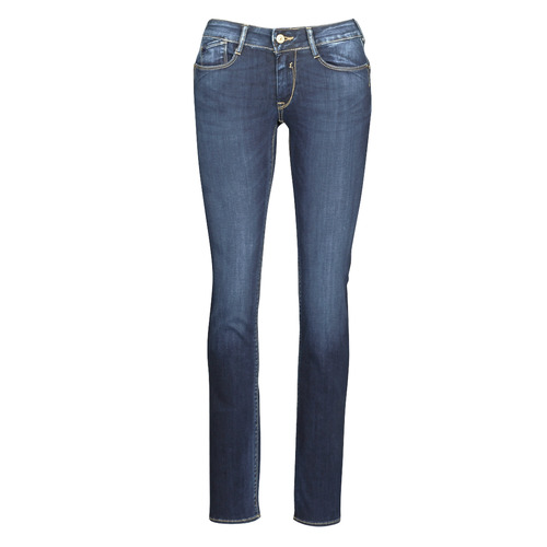 Textiel Dames Straight jeans Le Temps des Cerises PULP REGULAR Blauw